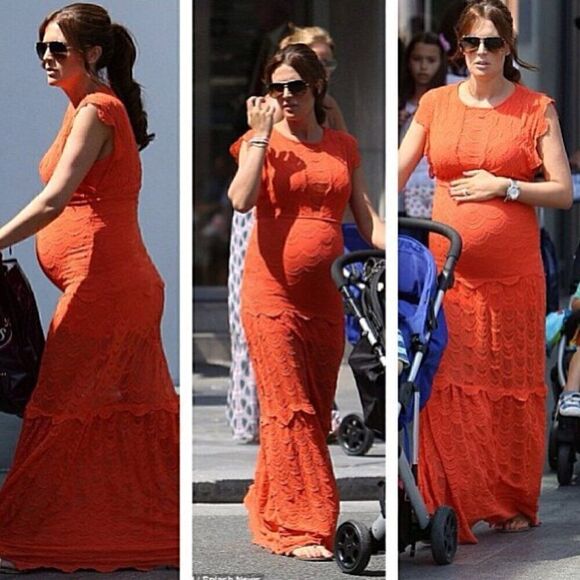 NWT NightCap Clothing XS/S Victorian Lace Orange Coral Caletto Maxi Long Dress - Picture 12 of 14